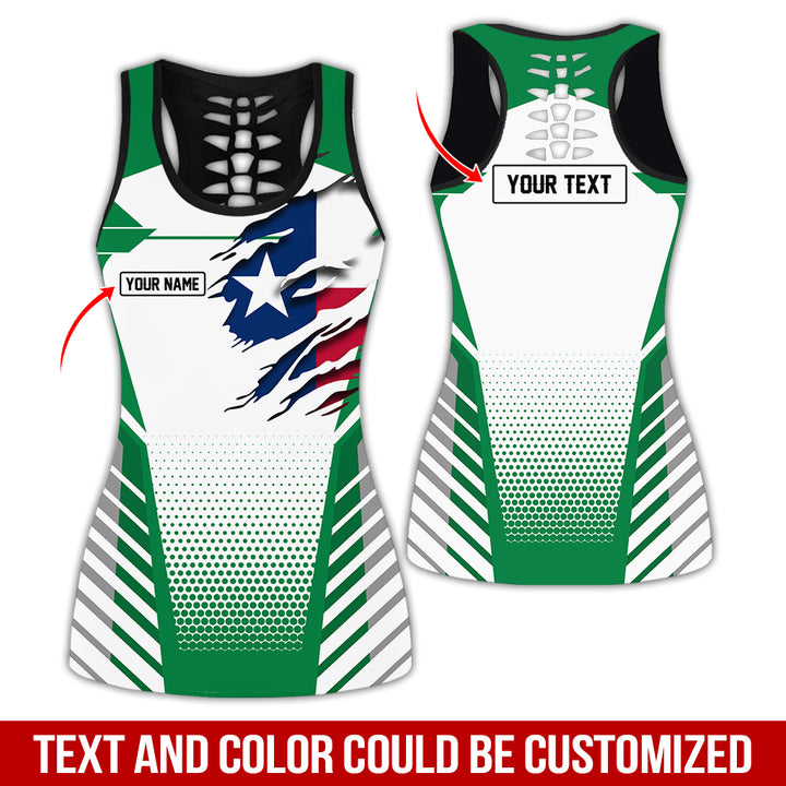 Personalized Name Love Texas 3D All Over Printed Clothes CN798