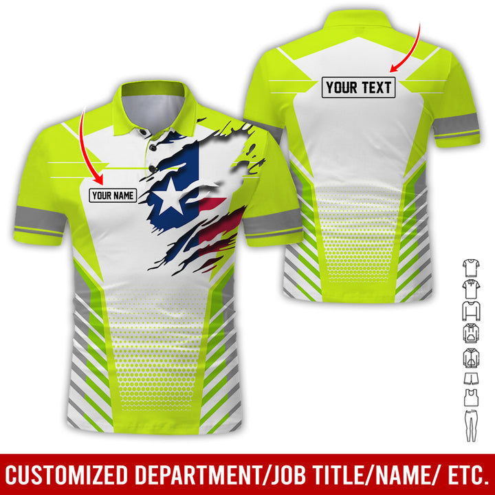 Personalized Name Love Texas 3D All Over Printed Clothes CN798