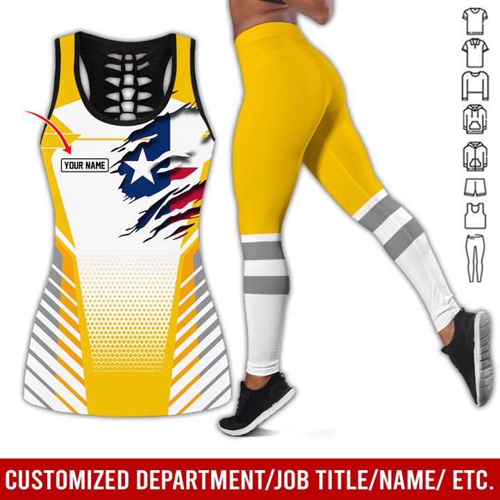 Personalized Name Love Texas 3D All Over Printed Clothes CN798