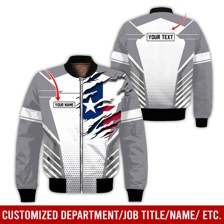 Personalized Name Love Texas 3D All Over Printed Clothes CN798