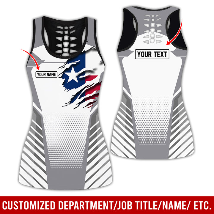 Personalized Name Love Texas 3D All Over Printed Clothes CN798