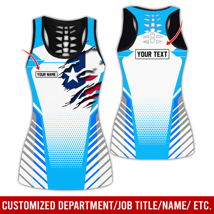 Personalized Name Love Texas 3D All Over Printed Clothes CN798