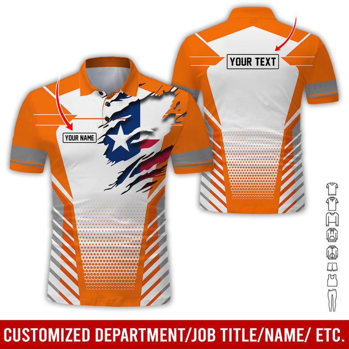Personalized Name Love Texas 3D All Over Printed Clothes CN798
