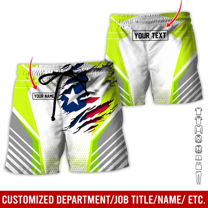 Personalized Name Love Texas 3D All Over Printed Clothes CN798