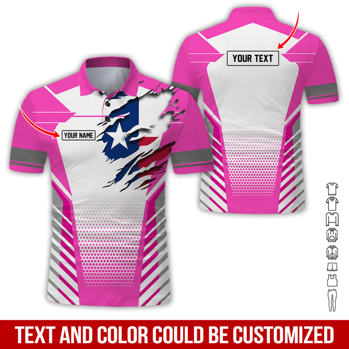 Personalized Name Love Texas 3D All Over Printed Clothes CN798
