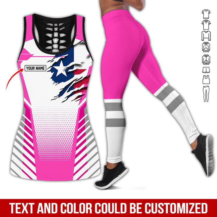 Personalized Name Love Texas 3D All Over Printed Clothes CN798