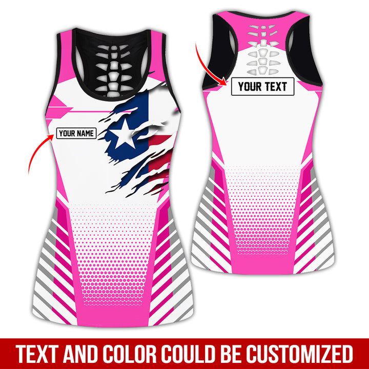 Personalized Name Love Texas 3D All Over Printed Clothes CN798
