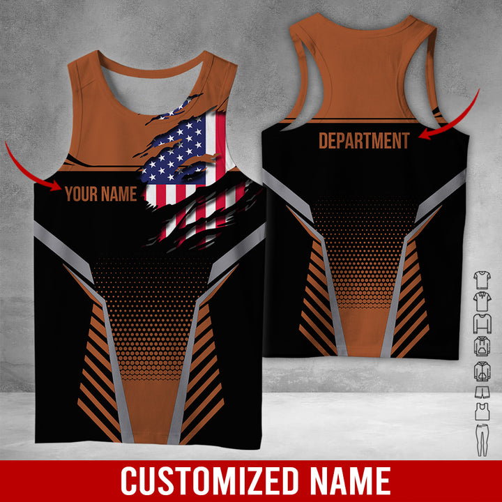 Custom Workwear Style 3D All Over Printed Clothes DV898