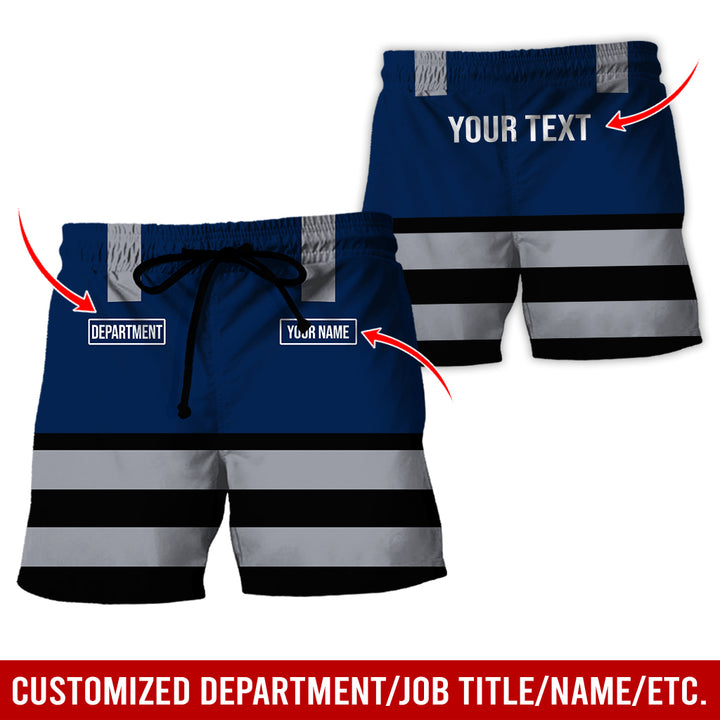 Customized Name And Color Workwear Style All Over Printed Clothes CN824