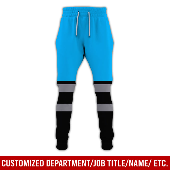 Customized Name And Color Workwear Style All Over Printed Clothes CN824