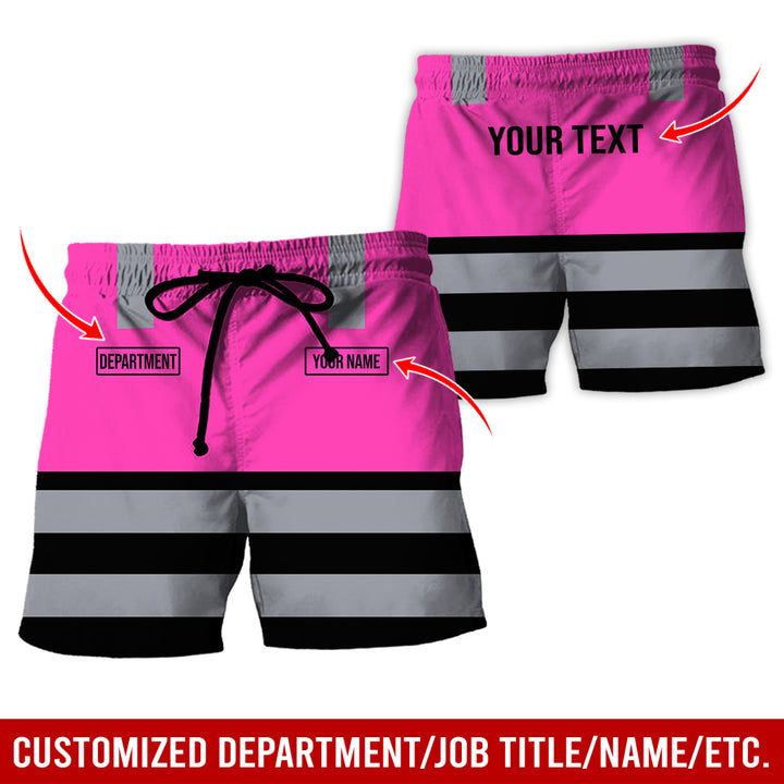 Customized Name And Color Workwear Style All Over Printed Clothes CN824