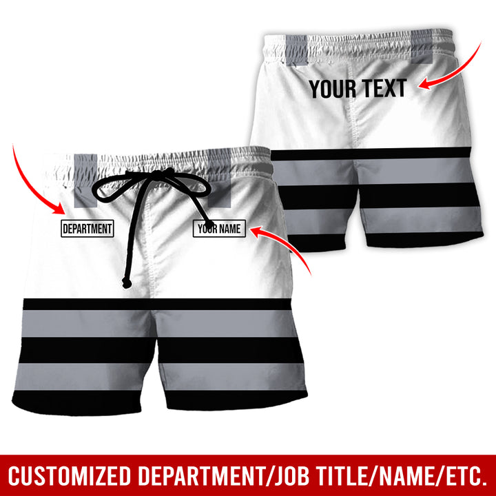 Customized Name And Color Workwear Style All Over Printed Clothes CN824