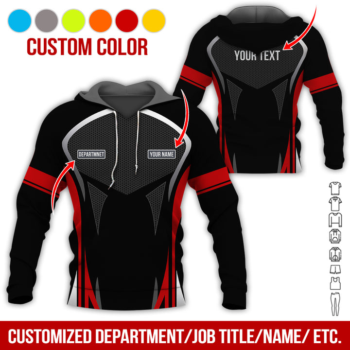 Personalized Name Workwear Style All Over Printed Clothes AY484