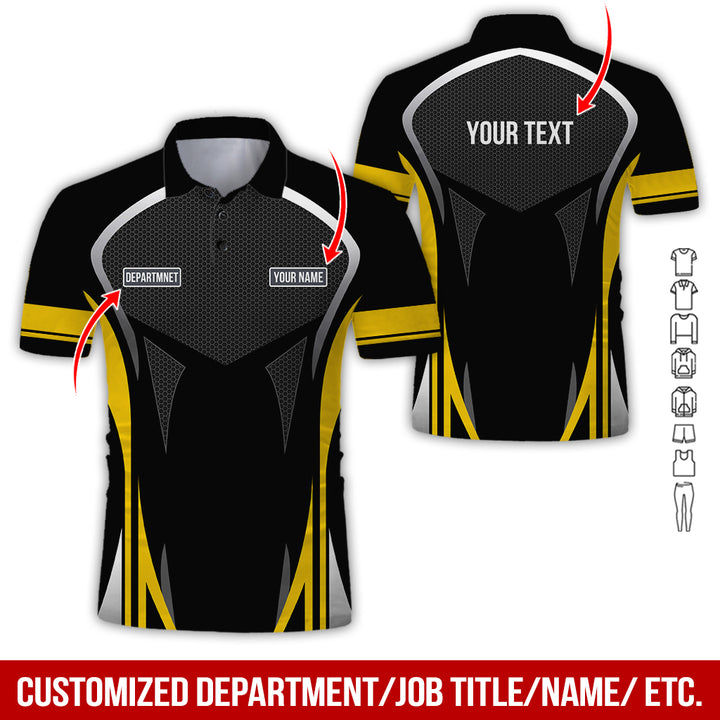 Personalized Name Workwear Style All Over Printed Clothes AY484