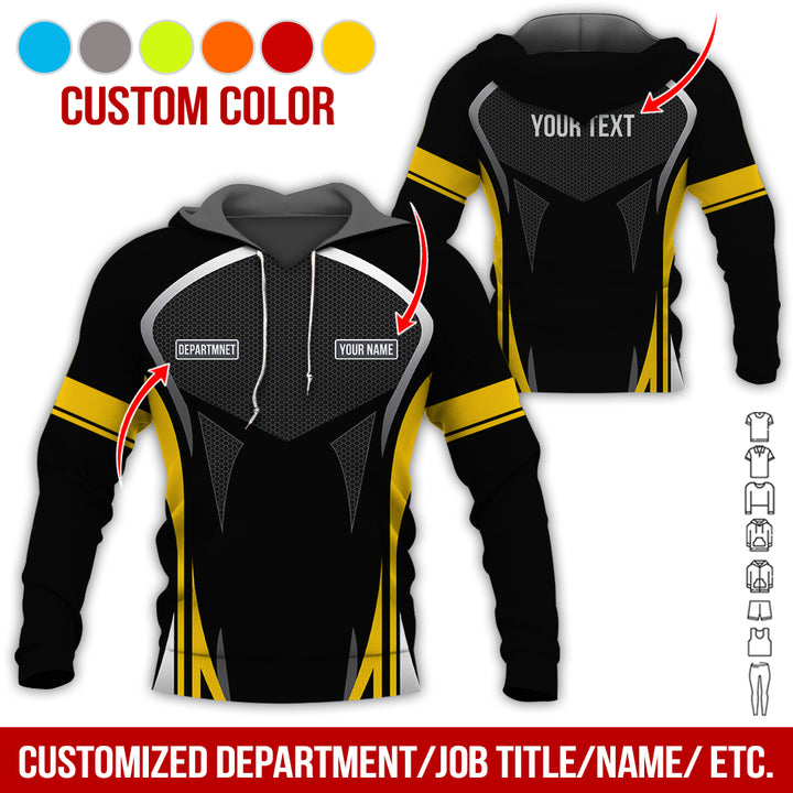 Personalized Name Workwear Style All Over Printed Clothes AY484