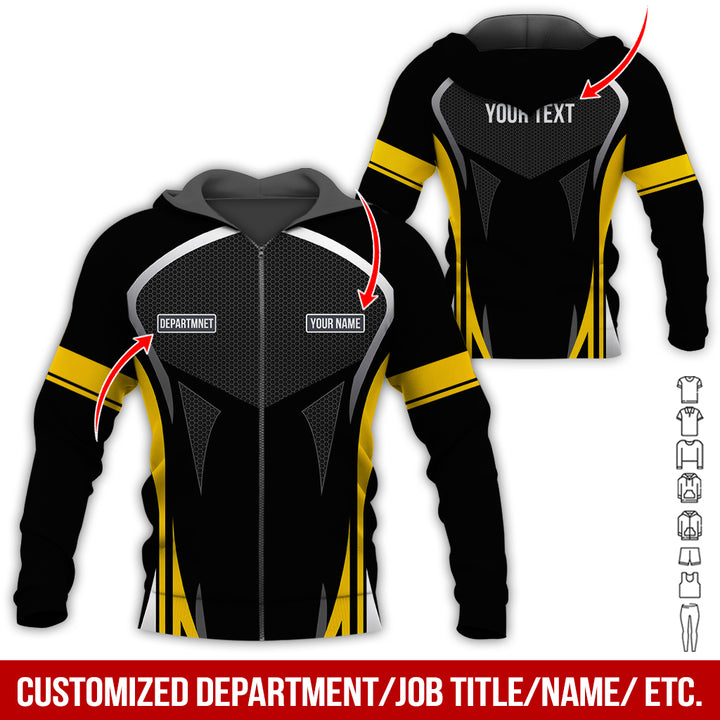 Personalized Name Workwear Style All Over Printed Clothes AY484