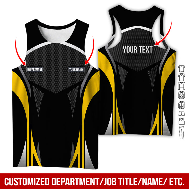 Personalized Name Workwear Style All Over Printed Clothes AY484