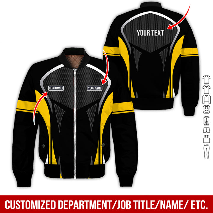 Personalized Name Workwear Style All Over Printed Clothes AY484