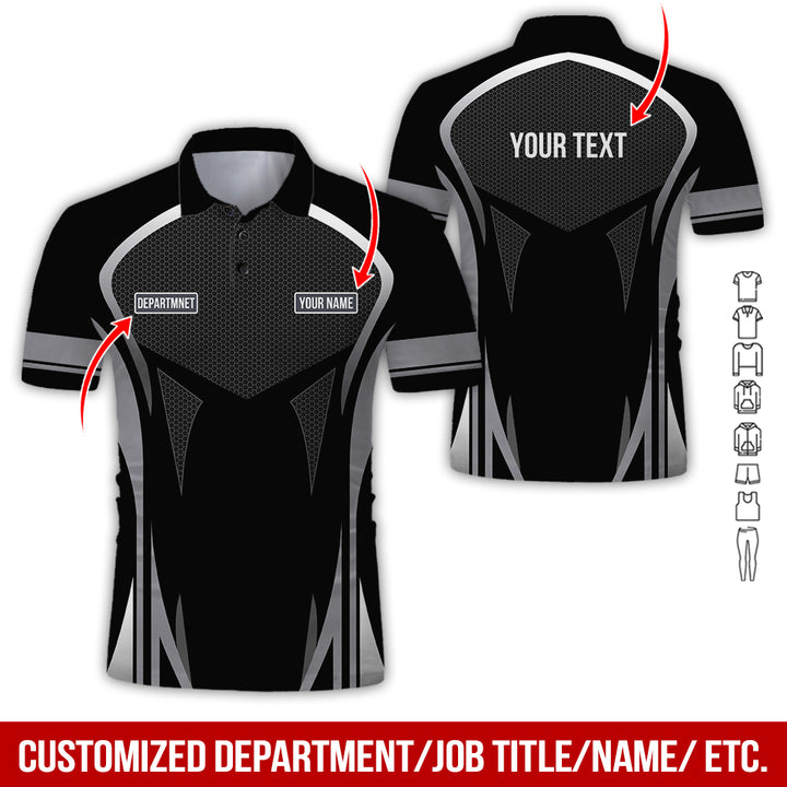 Personalized Name Workwear Style All Over Printed Clothes AY484
