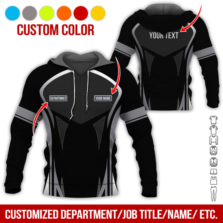 Personalized Name Workwear Style All Over Printed Clothes AY484