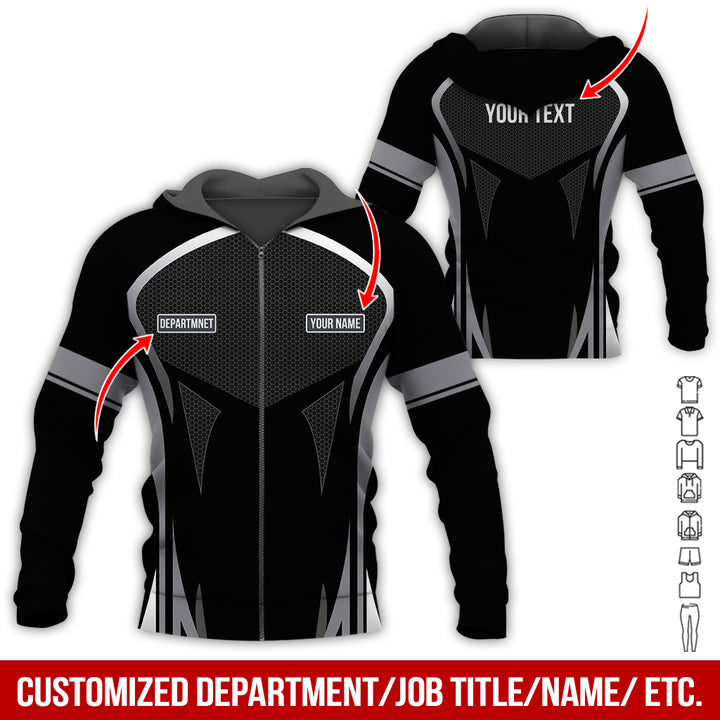 Personalized Name Workwear Style All Over Printed Clothes AY484