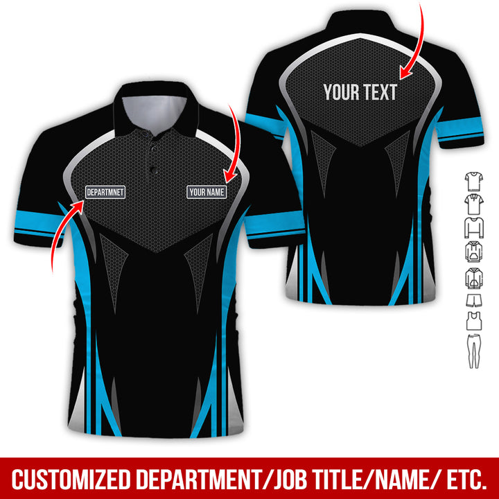 Personalized Name Workwear Style All Over Printed Clothes AY484