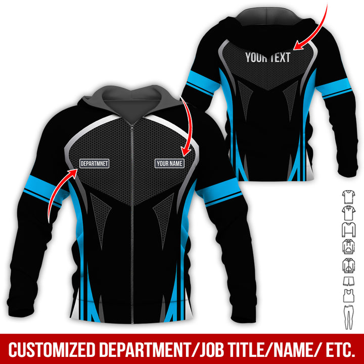 Personalized Name Workwear Style All Over Printed Clothes AY484