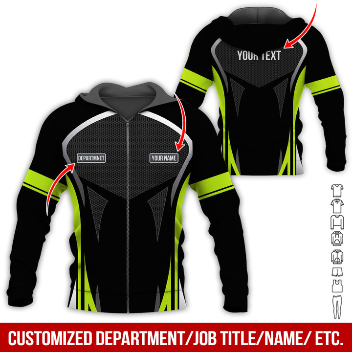 Personalized Name Workwear Style All Over Printed Clothes AY484