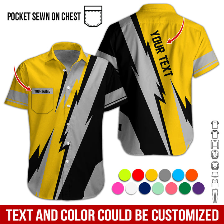 Pocket - Custom Text Uniform Full Colors All Over Printed Clothes SC846