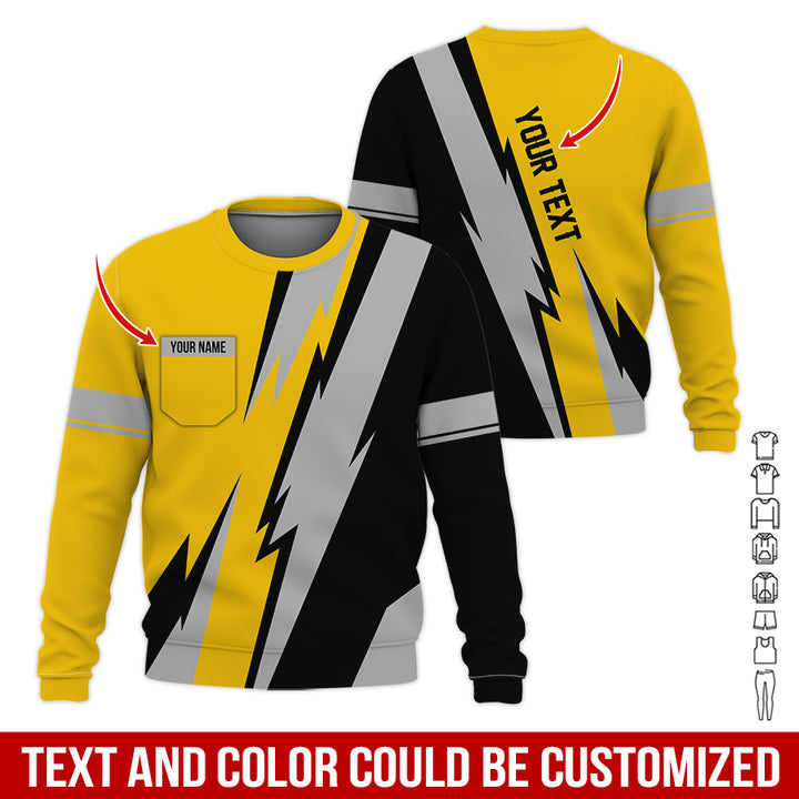 Pocket - Custom Text Uniform Full Colors All Over Printed Clothes SC846