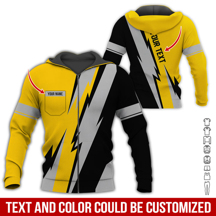 Pocket - Custom Text Uniform Full Colors All Over Printed Clothes SC846