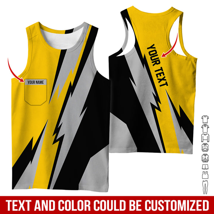 Pocket - Custom Text Uniform Full Colors All Over Printed Clothes SC846