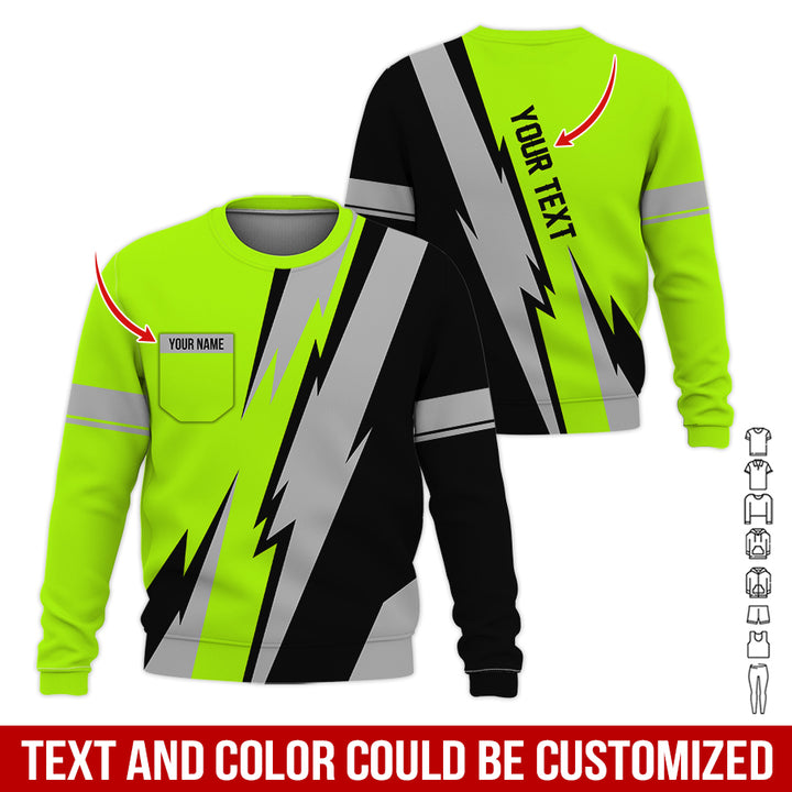 Pocket - Custom Text Uniform Full Colors All Over Printed Clothes SC846