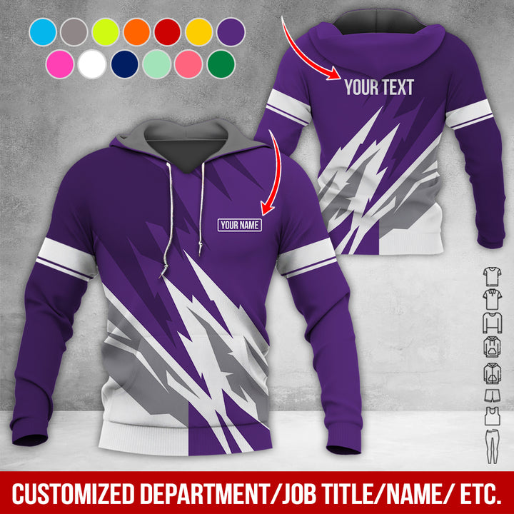 Customized Name And Color All Over Printed Clothes AY604