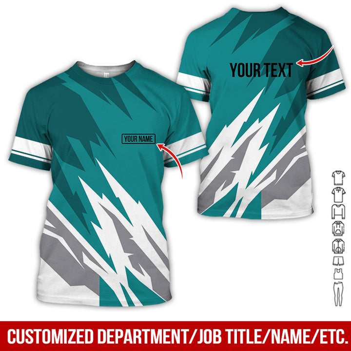 Customized Name And Color All Over Printed Clothes AY604