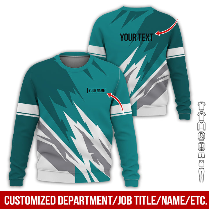 Customized Name And Color All Over Printed Clothes AY604