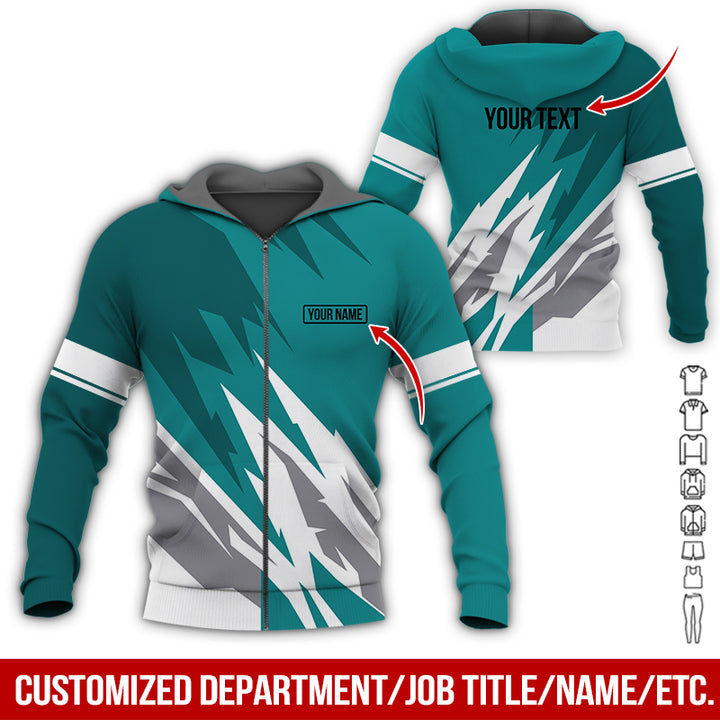 Customized Name And Color All Over Printed Clothes AY604