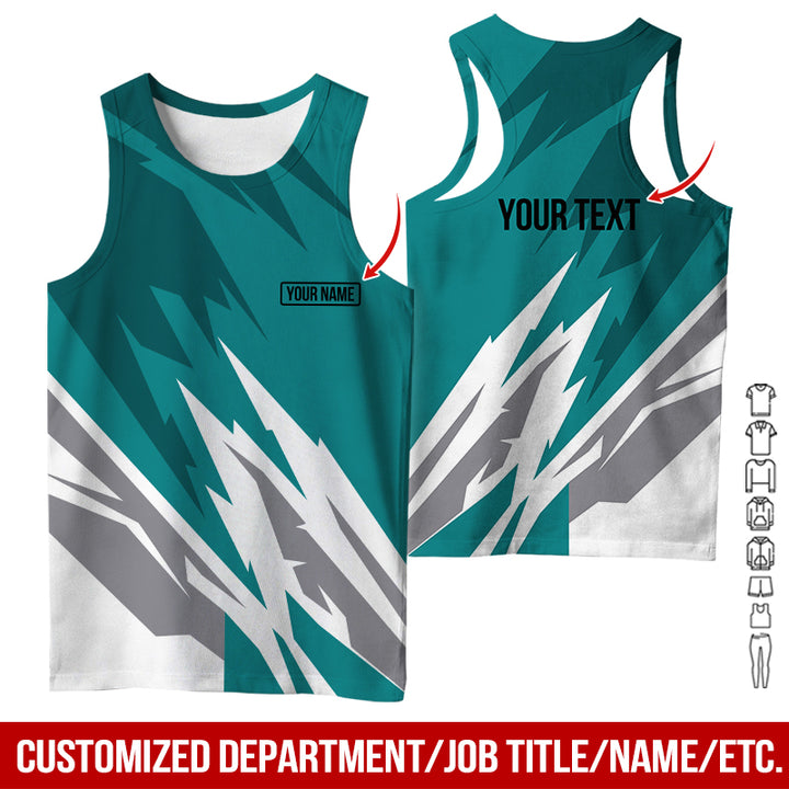 Customized Name And Color All Over Printed Clothes AY604