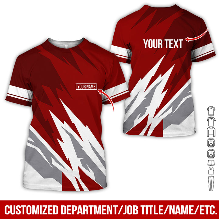 Customized Name And Color All Over Printed Clothes AY604