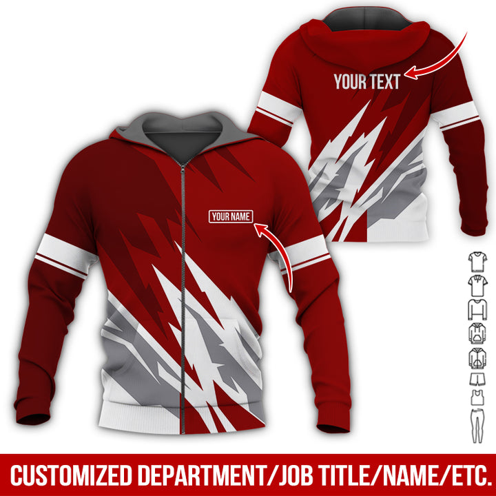 Customized Name And Color All Over Printed Clothes AY604