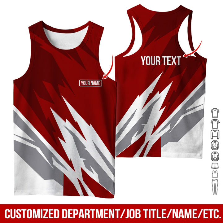 Customized Name And Color All Over Printed Clothes AY604
