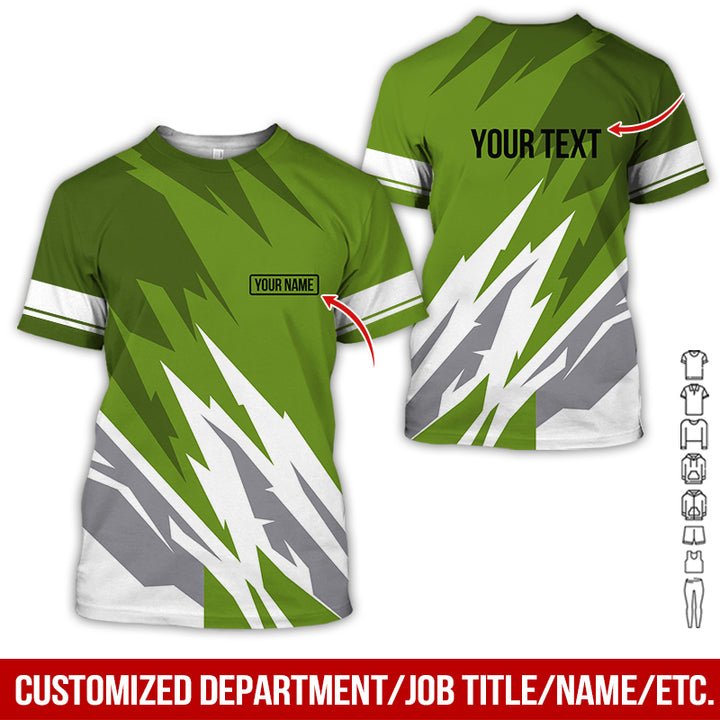 Customized Name And Color All Over Printed Clothes AY604
