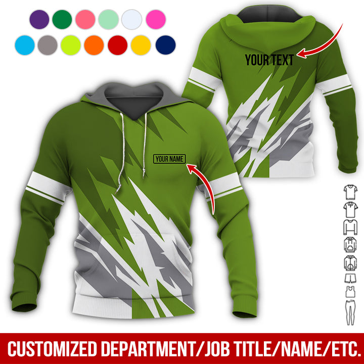 Customized Name And Color All Over Printed Clothes AY604