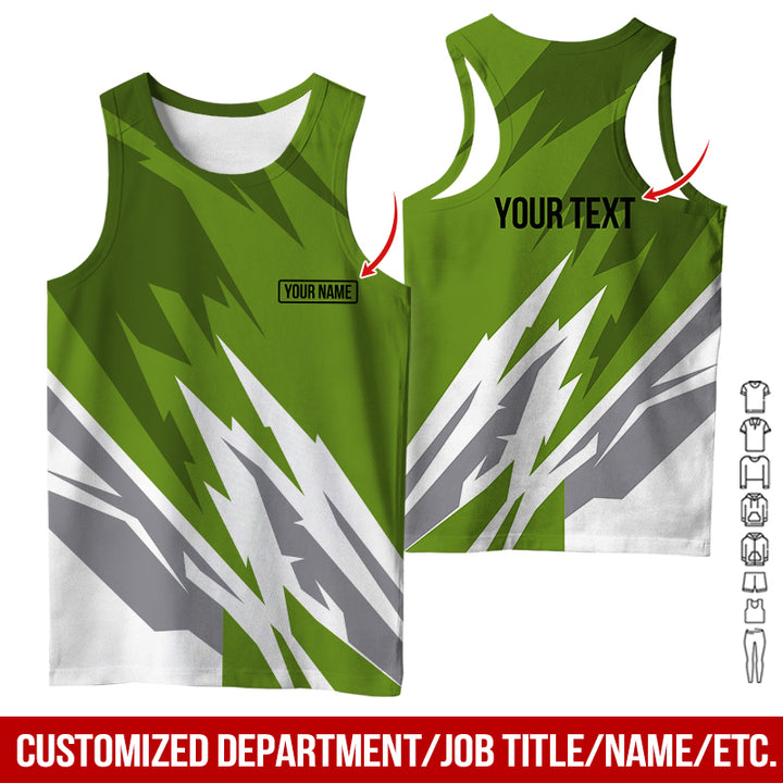 Customized Name And Color All Over Printed Clothes AY604
