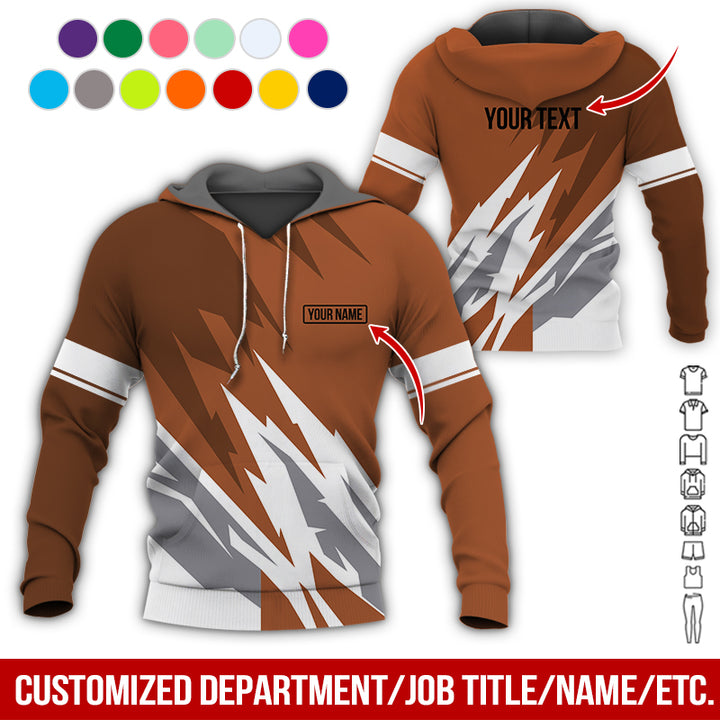 Customized Name And Color All Over Printed Clothes AY604