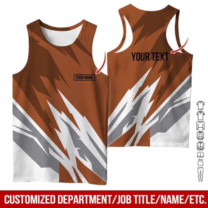 Customized Name And Color All Over Printed Clothes AY604