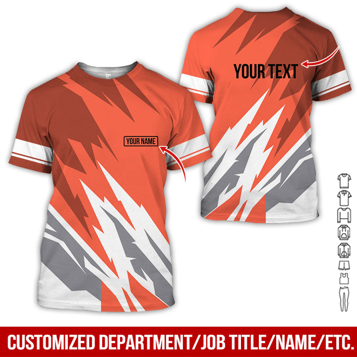 Customized Name And Color All Over Printed Clothes AY604