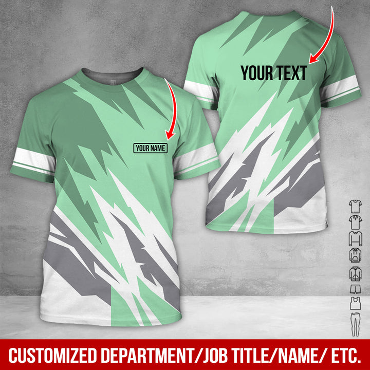 Customized Name And Color All Over Printed Clothes AY604
