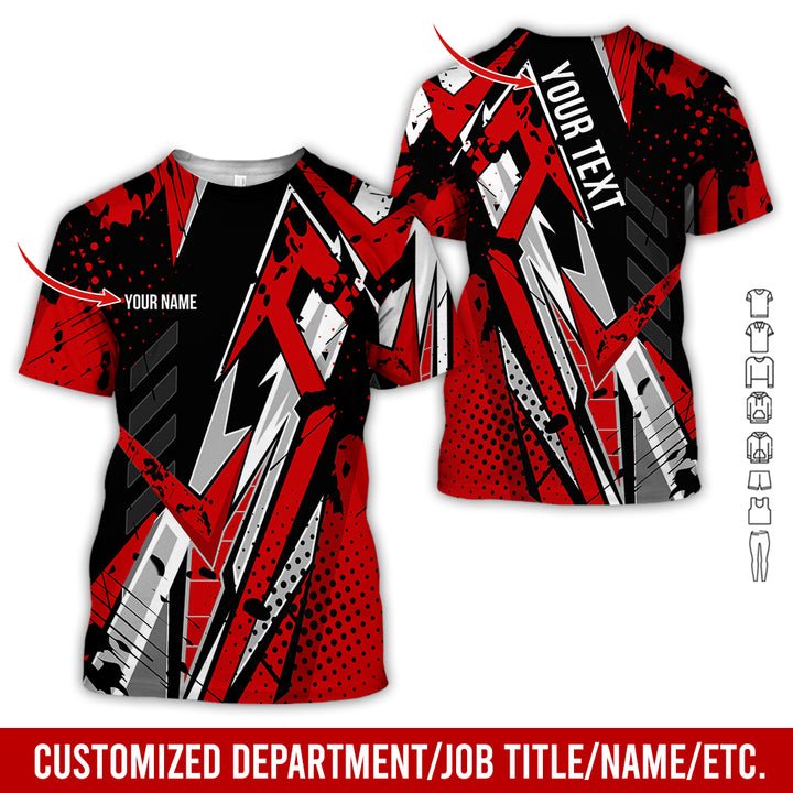 Custom Text Uniform Full Colors All Over Printed Clothes SH541