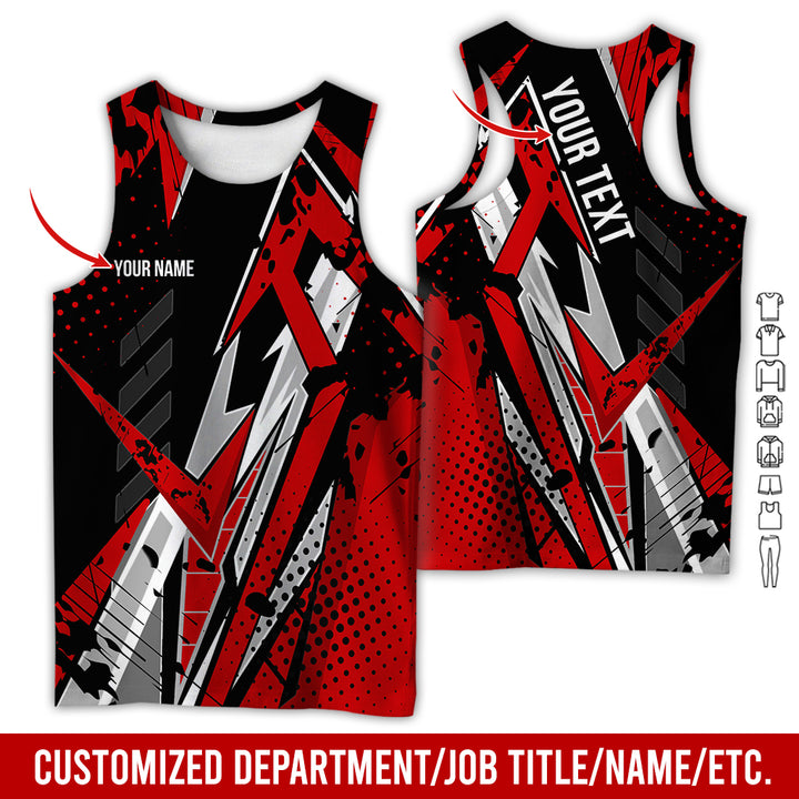 Custom Text Uniform Full Colors All Over Printed Clothes SH541